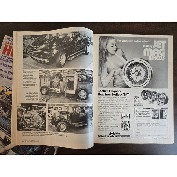 POPULAR HOT RODDING Magazines Lot of 2 Aug 1968 & June 1975 - Picture 8 of 10